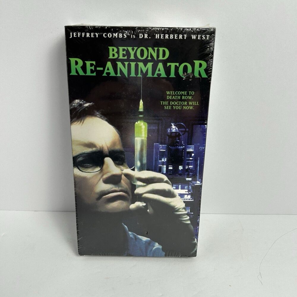 Beyond Re-Animator Horror Movie VHS - Cult Movie Jeffrey Combs Herbert West New
